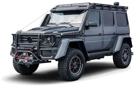 Todoterreno 4x4 visto de perfil